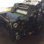 CÓD. 262 - off-set Heidelberg Kord, ano 1960, formato 46 x 62, monocolor.