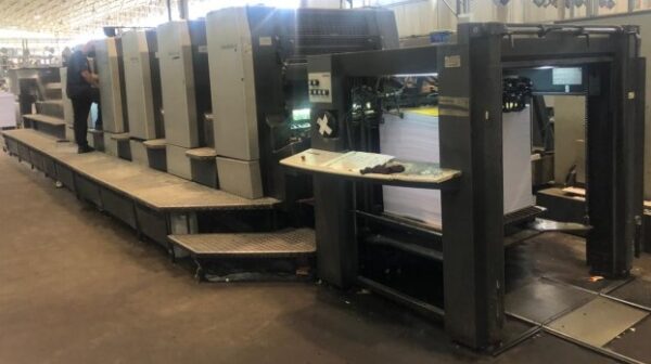 CÓD. 2086 - Heidelberg, Mod. CD 102 5+LX ano 2002,  5 cores + verniz